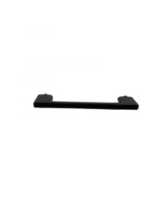 Manija acero cuadrada negra 16 cm 1 ud