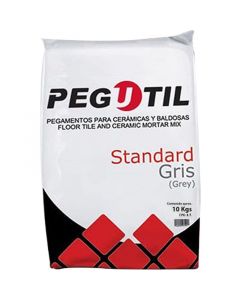 Pegamento para cerámicas y baldosas PegUtil standard gris 10 kg